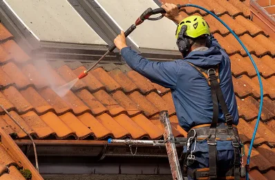 Démoussage et hydrofuge de toiture à Laroquebrou